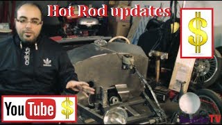 DIY Hot Rod Kart amp my youtube channel updates [upl. by Walton]