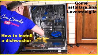 Come installare una lavastoviglie  How to install a Electolux dishwasher Lavastoviglie da incasso [upl. by Enaid]