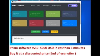 Prism Software V20 end of year discount make 5000 in less than 3min [upl. by Silera]