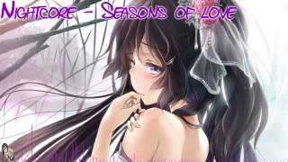 HD Nightcore  Seasons of love 5x03 [upl. by Alat]