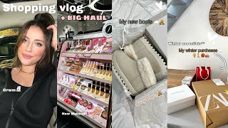 SHOPPING VLOG🛍️HAUL  نهار ديال شوبينغ🛍️مشترياتي لفصل الشتاء🌨️🧣 ملابس🧥ميكاب💄عطور [upl. by Nomahs]