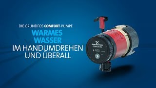 Warmes Wasser sofort Mit der Grundfos COMFORT [upl. by Etnasa]