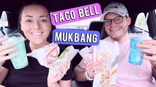 Taco Bell Mukbang in Amerika met foef  Beautygloss [upl. by Serrell]