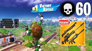 60 Elimination Solo Squads Wins Full Gameplay Fortnite Chapter 5 [upl. by Felty]