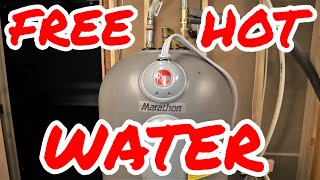 FREE Hot H2O  Desuperheater  StepbyStep DIY Geothermal Part 6 [upl. by Aneehsat867]