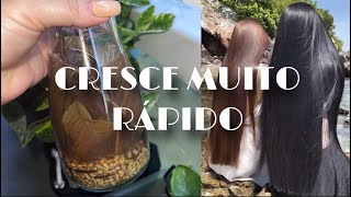 ESSA RECEITA FAZ O CABELO CRESCER MUITO RÁPIDO [upl. by Mirella265]