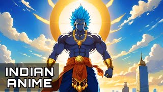 INDIAN ANIME  Hindu God Vishnu SAVED My Life  CARTOON [upl. by Nalliuq]