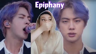 BTS Jin Epiphany Live Performance  Reaction [upl. by Jonati592]