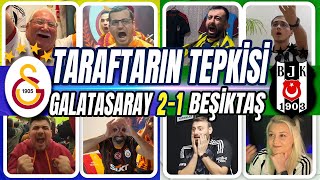 FANATİK TARAFTARLARIN GALATASARAY 21 BEŞİKTAŞ MAÇINA MUHTEŞEM TEPKİLERİ 😂😍🔥😱 taraftarıntepkisi [upl. by Assillim]