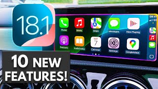 iOS 181 Apple CarPlay is HERE  10 NEW FEATURES [upl. by Ellen]