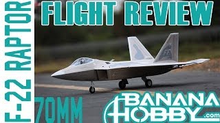 F22 Raptor 70mm BlitzRCWorks  Flight Review  EDF Fighter Jet [upl. by Aitra]