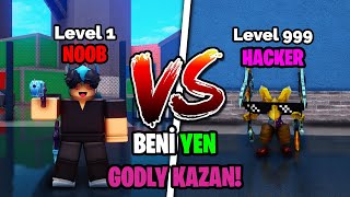 BENİ YEN GODLY KAZAN NOOB VS HACKER  Murder Mystery 2 [upl. by Bean]