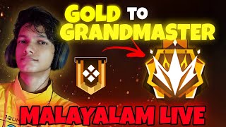 ROAD TO GRANDMASTER MALAYALAM FREE FIRE LIVE [upl. by Ocnarf]