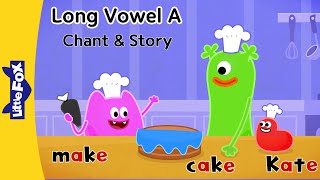 Long Vowel ae  Magic e  Silent e  Phonics Chant and Story For Kids  Learn To Read  Little Fox [upl. by Ackerley521]