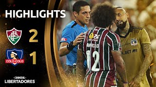 FLUMINENSE vs COLOCOLO  HIGHLIGHTS  CONMEBOL LIBERTADORES 2024 [upl. by Felizio]