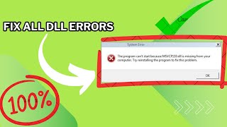 Fix All Dll File Errors In Windows NEW [upl. by Darcy]