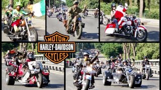 110° Anniversario Harley Davidson Roma 2013  Harley Davidson anniversary meeting in Rome [upl. by Salb886]