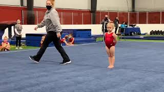 Inspirational Heartland Gymnastics coach and gymnast duo [upl. by Radack]