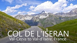 Col de IIseran Scenic Drive 4K  ValCenis to ValdIsere France [upl. by Gina]