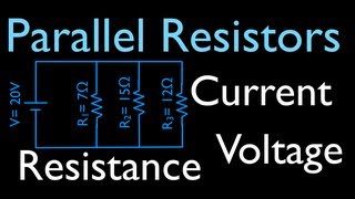 Resistors in Electric Circuits 3 of 16 Voltage Resistance amp Current for Parallel Circuits [upl. by Fleck]