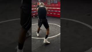 Jaron Ennis stops sparring partner [upl. by Katrine702]