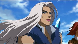 EvilLyn White Long Hair Scene Netflix Masters of the Universe Revelation Part 01 [upl. by Nevins]