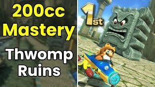 How to Master 200cc Thwomp Ruins  Mario Kart 8 Deluxe [upl. by Oneill694]