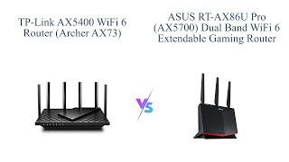 TPLink AX5400 vs ASUS RTAX86U Pro 📶🎮  Best WiFi 6 Router Comparison [upl. by Norrie727]