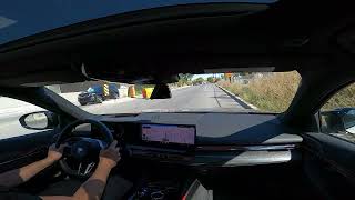 Onboard Drives 2024 BMW i5 M60 [upl. by Ohce]