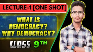 LECTURE1WHAT IS DEMOCRACY WHY IS DEMOCRACYCLASS 9TH CIVICSNCERT COVEREDyoutube viral [upl. by Haroldson]