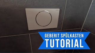 Geberit Einbauspülkasten Kombifix Sigma Typ 108 Tutorial  Installation leicht gemacht [upl. by Nadnerb]