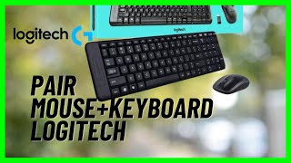 Cara pairing mouseKeyboard Logitech termudah [upl. by Pren]