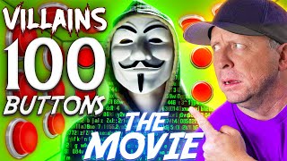 VILLAINS Movie 100 Mystery Buttons Challenge The GameMaster [upl. by Yllet]