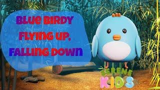 Blue Birdy is Flying Up  Fun Nursery Rhyme  Serene For Kids [upl. by Em]