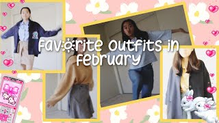 Favorite outfits of February [upl. by Nebur]