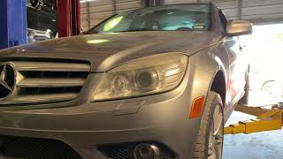 2009 MercedesBenz C350 Oil Check Level Sensor Replacement [upl. by Ayifas]