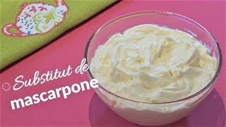 Fromage Mascarpone Substitut [upl. by Arodoeht]