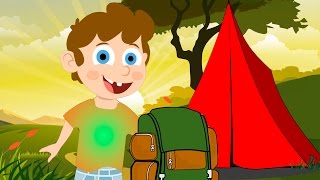 MATERIAL DE ACAMPADA en ESPAÑOL – Qué llevar a un campamento  Vídeos Educativos [upl. by Willcox294]