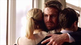 Oliver and Felicity 6x21 OliverQueenIsFreeParty [upl. by Dadinirt]