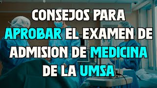 APROBÁ el examen de la UMSA con estos TIPS IMPERDIBLES [upl. by Wagoner]