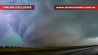 Storm Chase amp Spotting Dimmitt Texas Tornado 14 April 2017 [upl. by Arihas64]