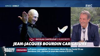 JeanJacques Bourdin se réconcilie avec Nicolas Canteloup en direct sur RMC [upl. by Zorine]