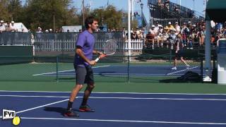 Roger Federer Volleys in Slow Motion HD  Indian Wells Pt 05 [upl. by Penman]