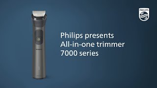 The ultimate grooming tool for your face head and body  Philips AllinOne trimmer [upl. by Sosanna]