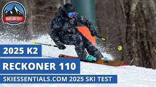 2025 K2 Reckoner 110  SkiEssentialscom Ski Test Review [upl. by Inah]