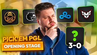 MÓJ PICKEM CHALLENGE PGL COPENHAGEN 2024  OPENING STAGE [upl. by Jone]