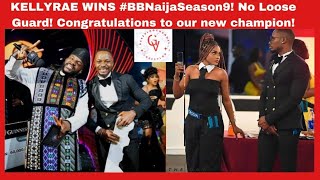 KELLYRAE THE WINNER OF BBN NO LOOSE GUARD 2024 Bbnaija2024 [upl. by Naivat]