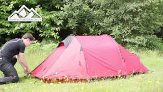 How to Pitch A Tunnel Tent  wwwsimplyhikecouk [upl. by Ahsikam]