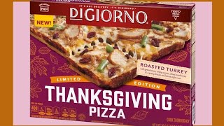 Digiorno Releasing Thanksgiving Style Pizza HawkTalk [upl. by Aronoel224]