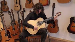 Manuel Guillena 2019  highquality handbuilt concert level guitar with fantastic sound [upl. by Beattie733]